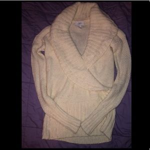 Cream color sweater